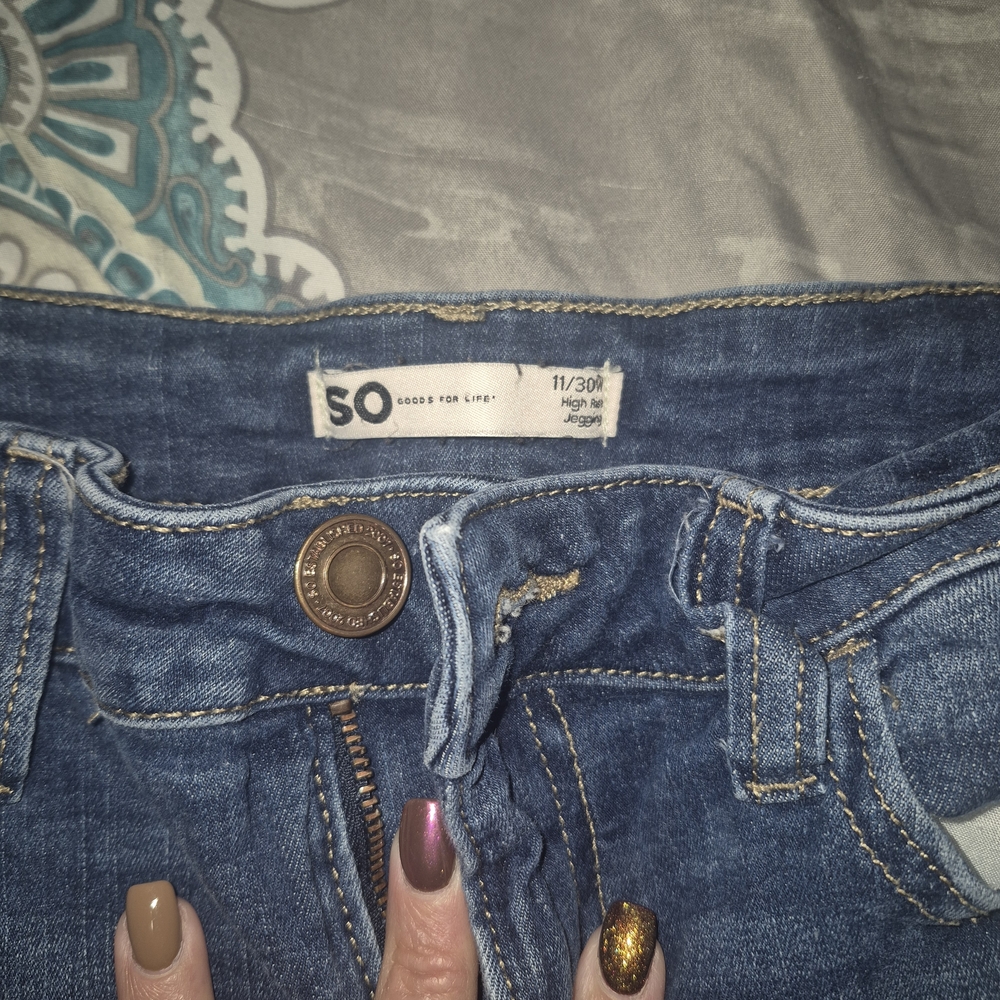 SO Women's Denim Blue Jeggings